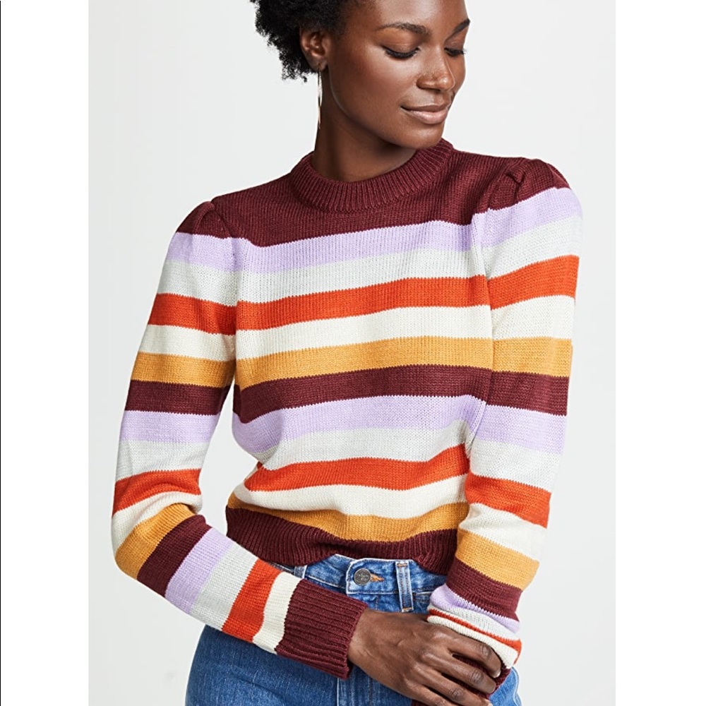 WAYF Striped Sweater NWOT